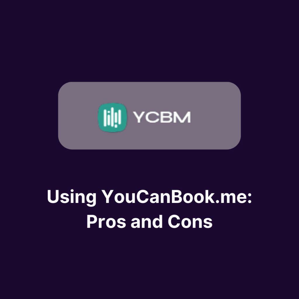 YouCanBookMe Pros and Cons