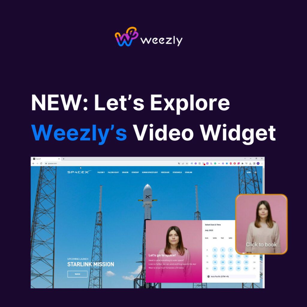 Weezly's video widget: Article