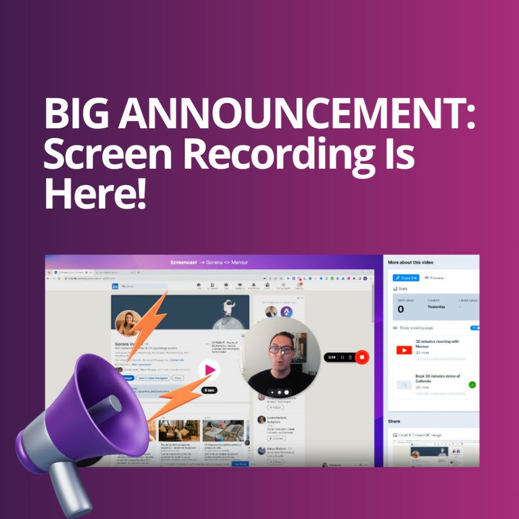 screen recording with Weezly